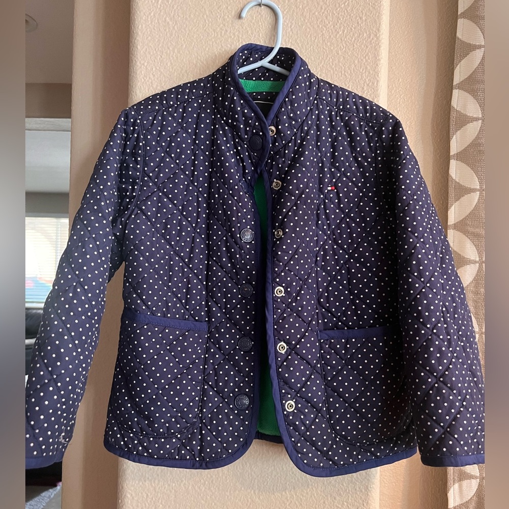 Girls Tommy Hilfiger fleece lined jacket